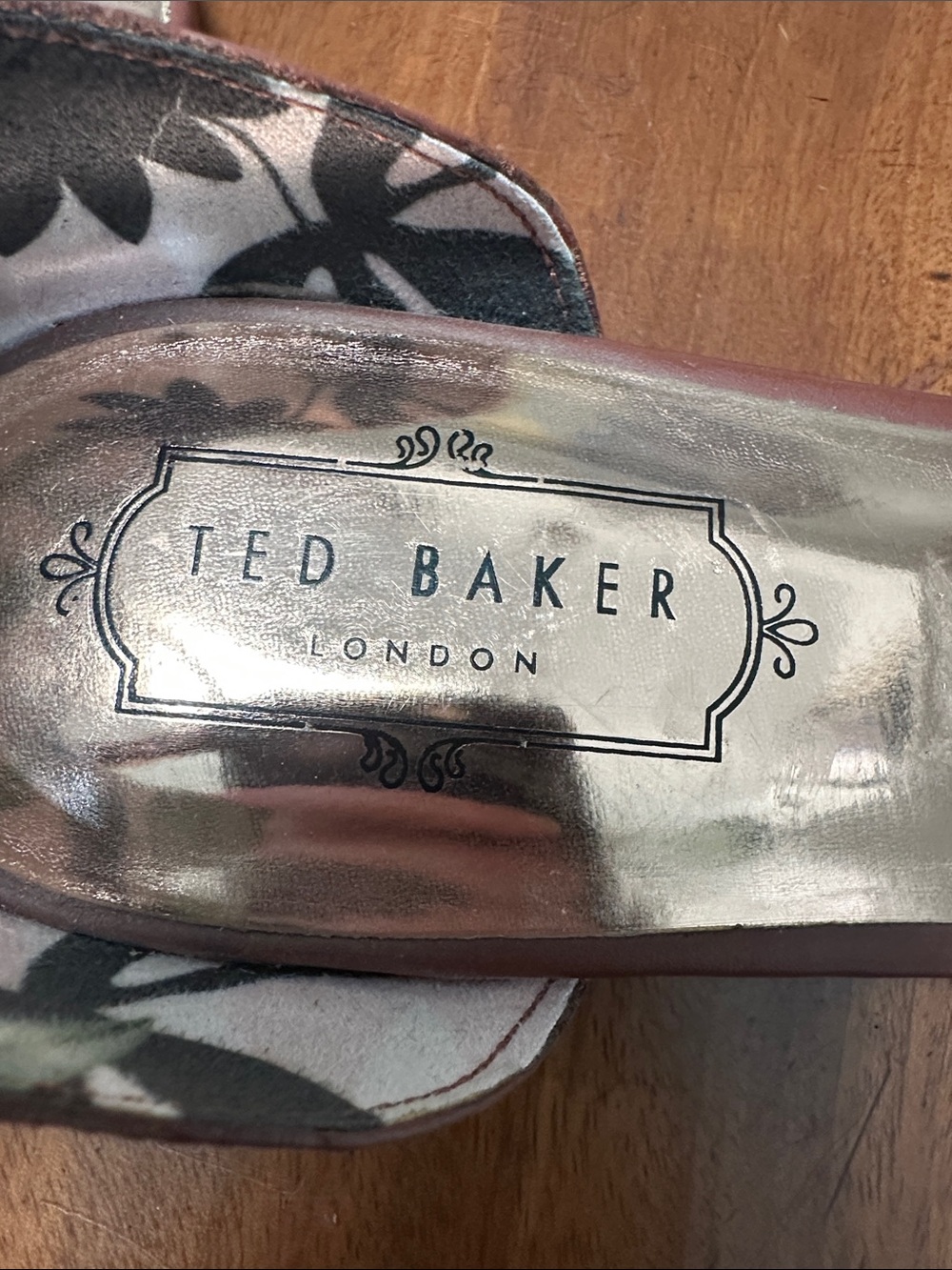 Ted Baker Rose Brown Studded Ankle-Strap Sandals - Picture 6 of 10